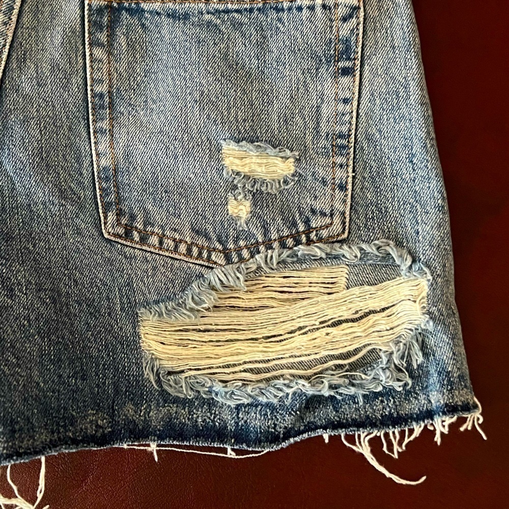 Bdg High Waist Patchwork Button Fly Distressed De… - image 8